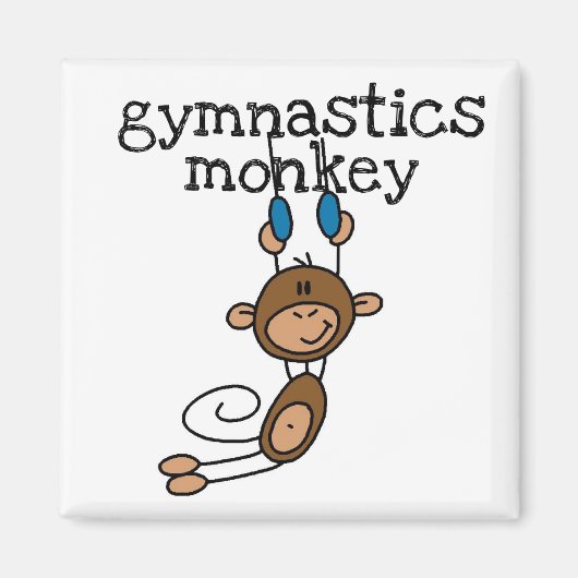 Aimant Singe de gymnastique (Devant)