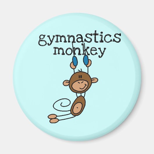 Aimant Singe de gymnastique (Devant)