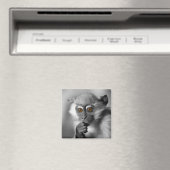 Aimant Singe de Mangabey de bébé (In Situ (Lave-vaisselle))