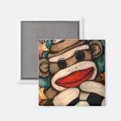 Aimant Singe de SOCK-er (Recto/Verso)
