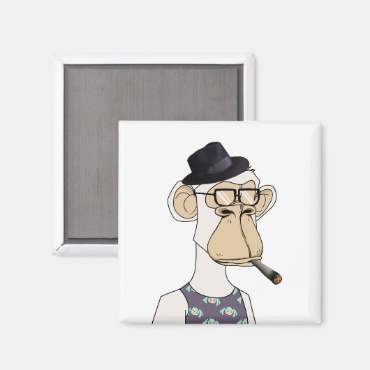 Aimant singe ennuyeux (Recto/Verso)