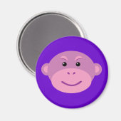 Aimant Singe pourpre (Recto/Verso)