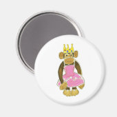 Aimant Singe princesse Ballerina (Recto/Verso)