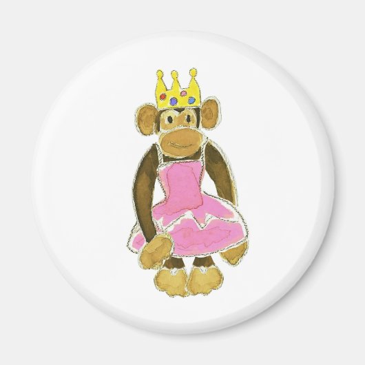 Aimant Singe princesse Ballerina (Devant)