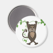 Aimant Singe sur les vignes (Recto/Verso)