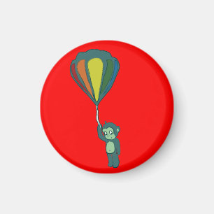 Aimant singe volant : montgolfière