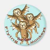Aimant Singes volants (Devant)