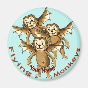 Aimant Singes volants 