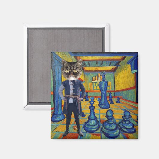 Aimant Sir Meowarc (Recto/Verso)