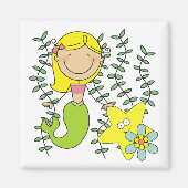 Aimant Sirène blonde (Devant)