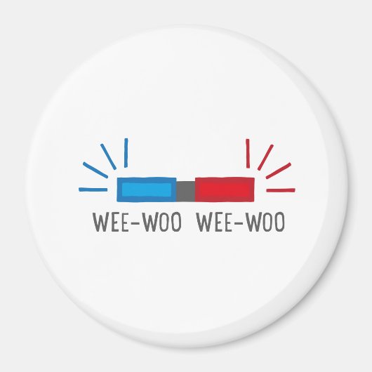 Aimant Sirène de police ou d'ambulance (Devant)