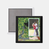 Aimant Sirène par Koloman Moser avec photo (Recto/Verso)