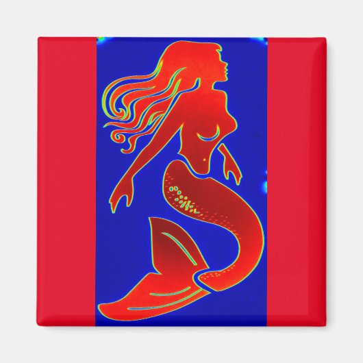 Aimant sirène rouge (Devant)