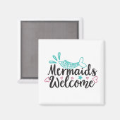 Aimant Sirènes Bienvenues (Recto/Verso)