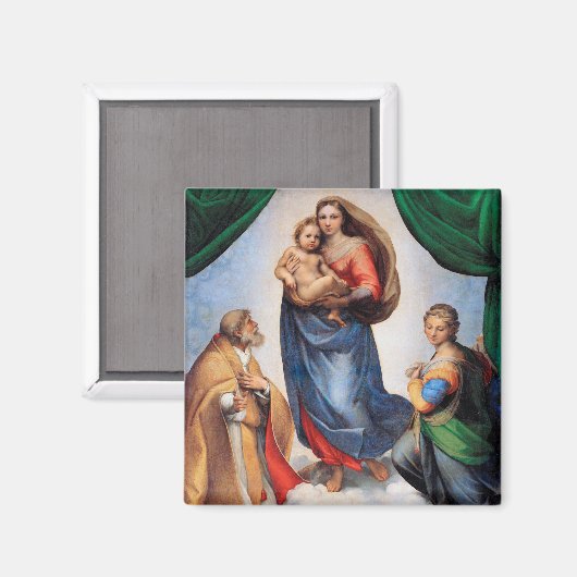 Aimant Sistine Madonna (Recto/Verso)