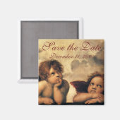Aimant Sistine Madonna Anges de Raphaël Mariage (Recto/Verso)