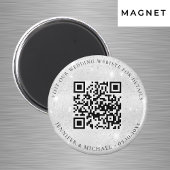Aimant Site mariage QR code détails rsvp argent