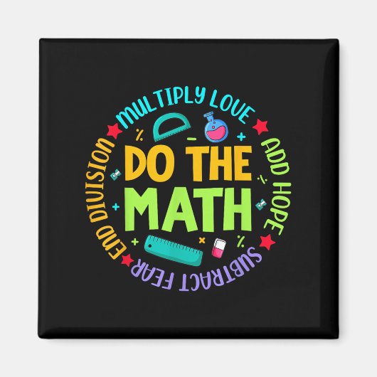 Aimant Sitive Quote Insring Slogan Love Hope Fear Do The (Devant)