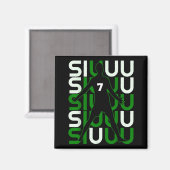 Aimant Siuuuu Funny Soccer Present For Soccer Lovers Fan  (Recto/Verso)