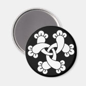 Aimant Six clous d'entrelacement (Recto/Verso)