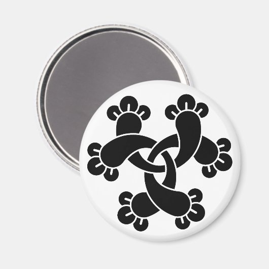 Aimant Six clous d'entrelacement (Recto/Verso)