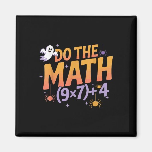 Aimant Six Seven 67 Mème Faites Le Calcul Halloween Alpha (Devant)