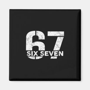 Aimant Six Seven 67 Numéro 67 Mème 6 7 Branché Six Seven