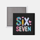 Aimant Six Seven 6 7 Mème Professeur (Recto/Verso)
