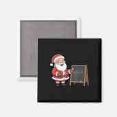 Aimant Six Seven 6 7 Meme Santa Christmas Xmas Teacher Nu (Recto/Verso)