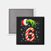 Aimant Six Seven Funny Christmas Couple Matching Meme (Recto/Verso)