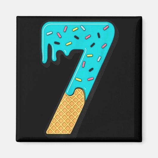 Aimant Six Seven Glace 67 Fun Mason Mème Facile Halloween (Devant)