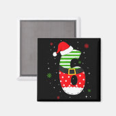 Aimant Six Seven Matching 67 Christmas Santa Hat Meme Gen (Recto/Verso)