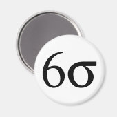 Aimant Six Sigma (Lean Six Sigma) (Recto/Verso)