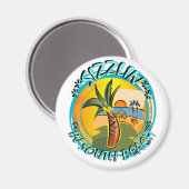 Aimant Sizzlin à South Beach (Recto/Verso)