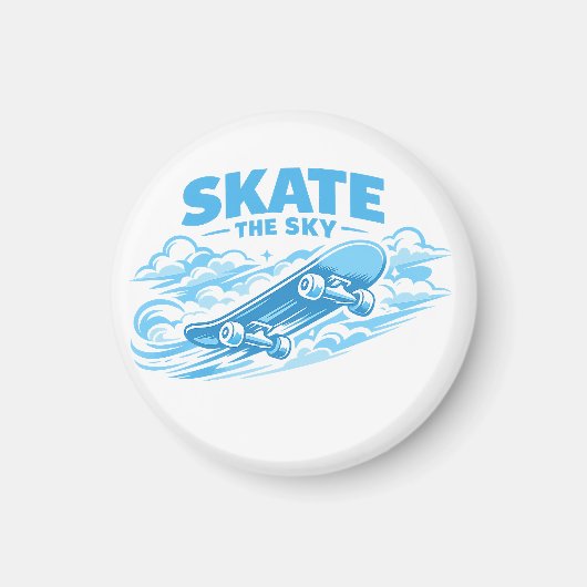 Aimant Skate The Sky – Blue Drift (Devant)
