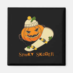 Aimant Skateboard citrouille Halloween Costume amusant Sk