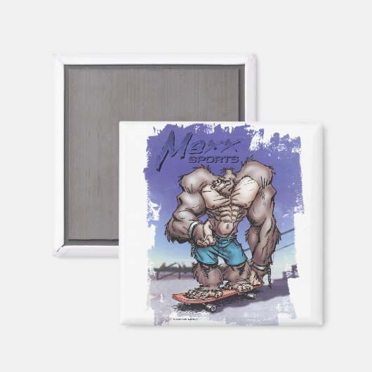 Aimant Skateboard Maxx (Recto/Verso)