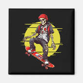 Aimant Skateboard Skeleton (Devant)