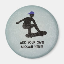 Skateboard - texte personnalisé sur métal pour ska