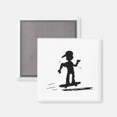 Aimant Skater Kid par Cussdum Designs (Recto/Verso)