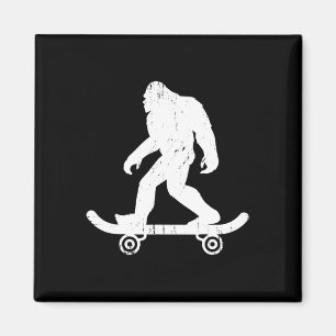 Aimant Skateur Bigfoot Yéti Sasquatch Skateboard