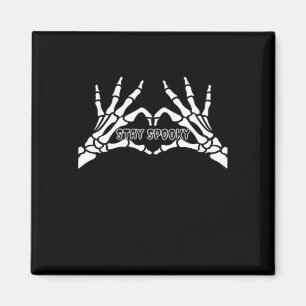 Aimant Skeleton Coeur Et Mains Design Classique