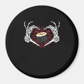 Aimant Skeleton Coeur main Lazy do-it-yourself Costume d' (Devant)