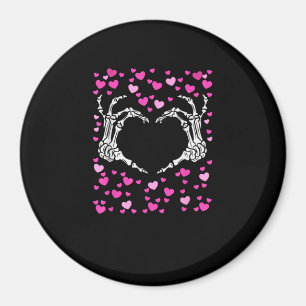 Aimant Skeleton Coeur main Valentines Jour Funny Viral