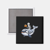 Aimant Skeleton équitation maman Orca Halloween Candy Wha (Recto/Verso)