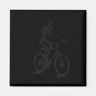 Aimant Skeleton équitation vélo effroi Halloween Skeleton