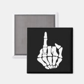 Aimant Skeleton Groom Mariage vient de se marier Éffrayan (Recto/Verso)