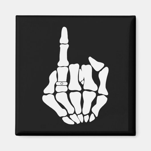 Aimant Skeleton Groom Mariage vient de se marier Éffrayan (Devant)