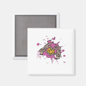 Aimant Skeleton Hand Heart Show Classic (Recto/Verso)