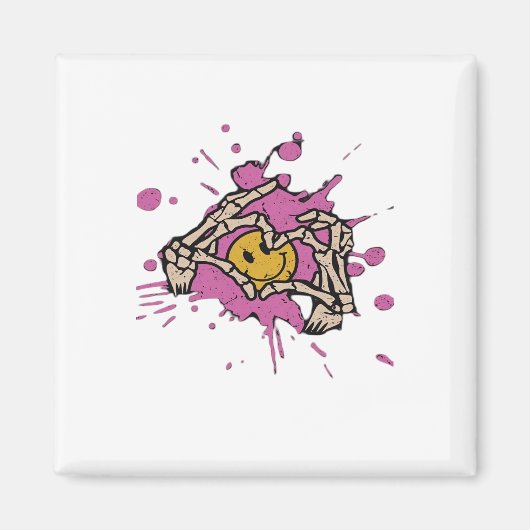 Aimant Skeleton Hand Heart Show Classic (Devant)